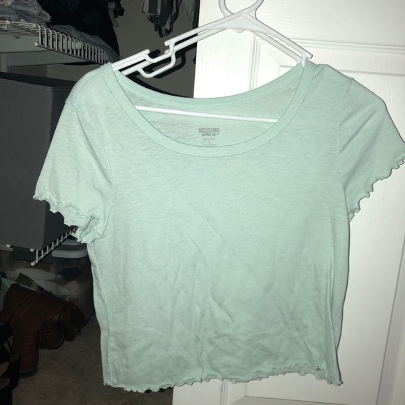 Mossimo Supply Co. | Tops | Target Blue Crop Top | Poshmark